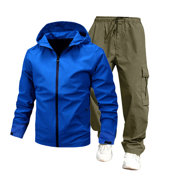 Men's Waterproof Outdoor Jacket and Cargo Pants Mune Fashion
