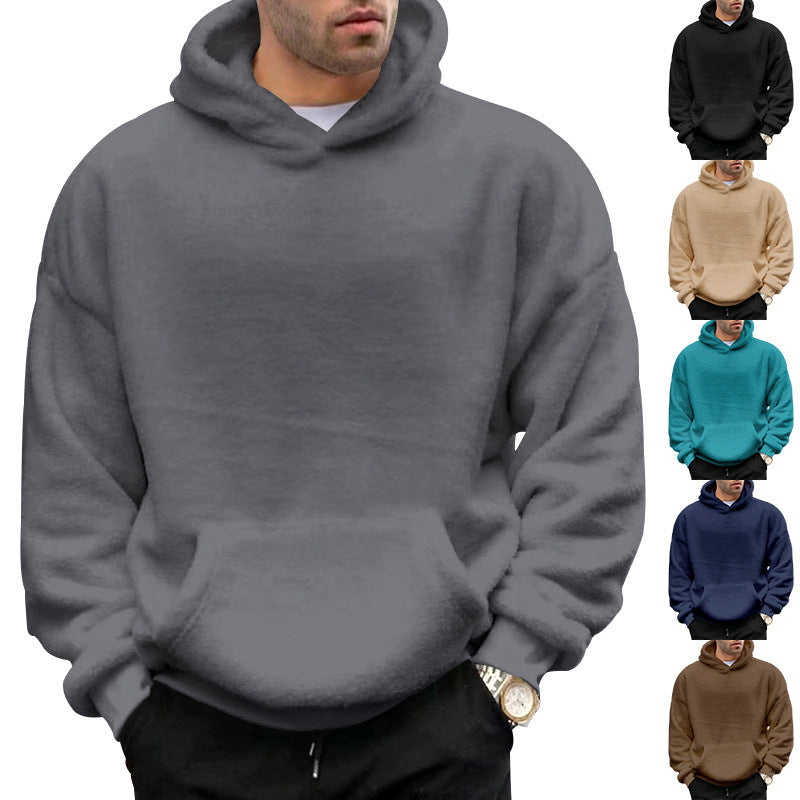 Unisex nan cozy teddy fleece hoodie with oversized fit and kangaroo pocket Mune Fashion