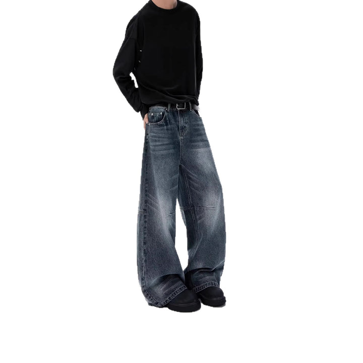 Unisex Trendy Wide Cut Jeans Mune Fashion
