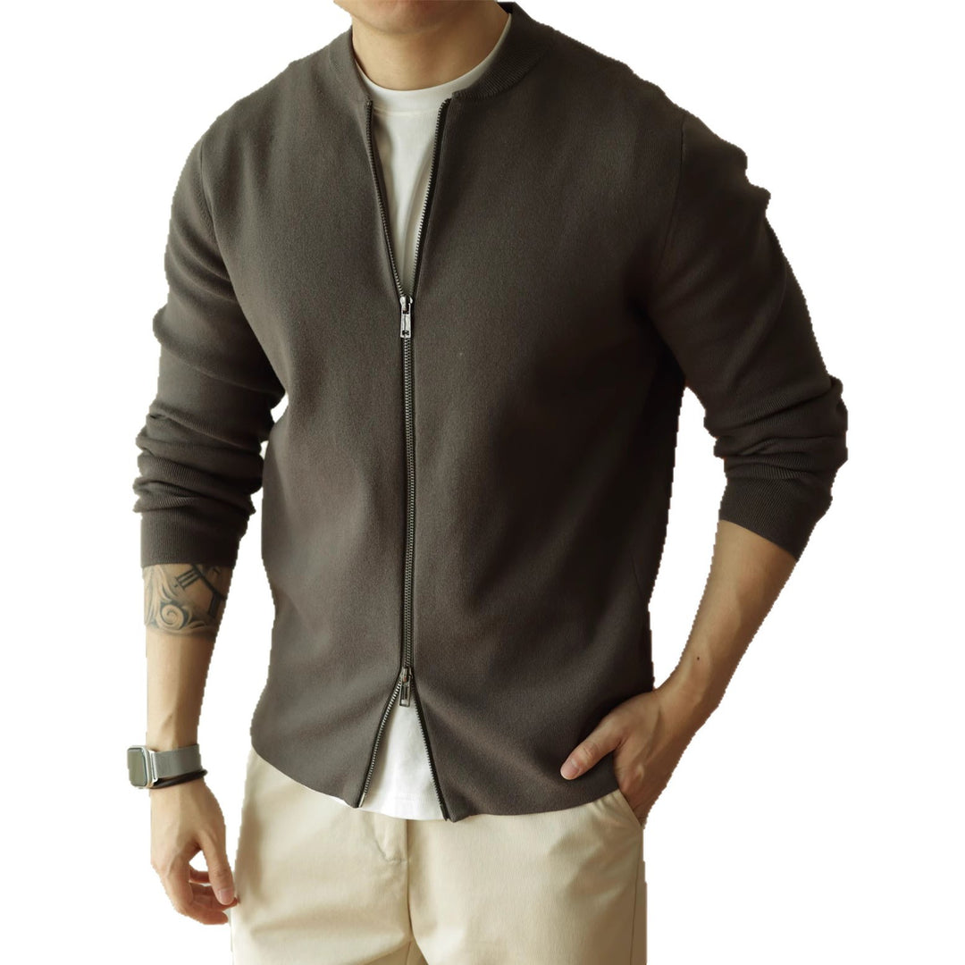 Men's Elegant Cardigan with Full Zip Mune Fashion