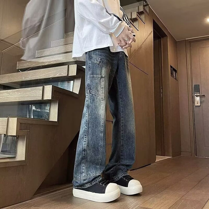 Men's Comfortable and Casual Cargo Jeans Mune Fashion