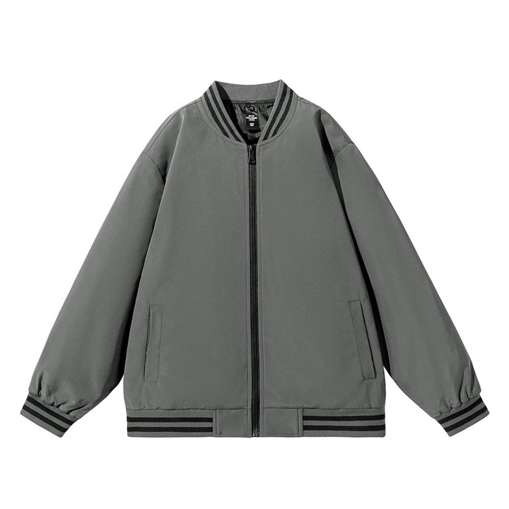 Men's Sporty Bomber Jacket with Stand-Up Collar Mune Fashion