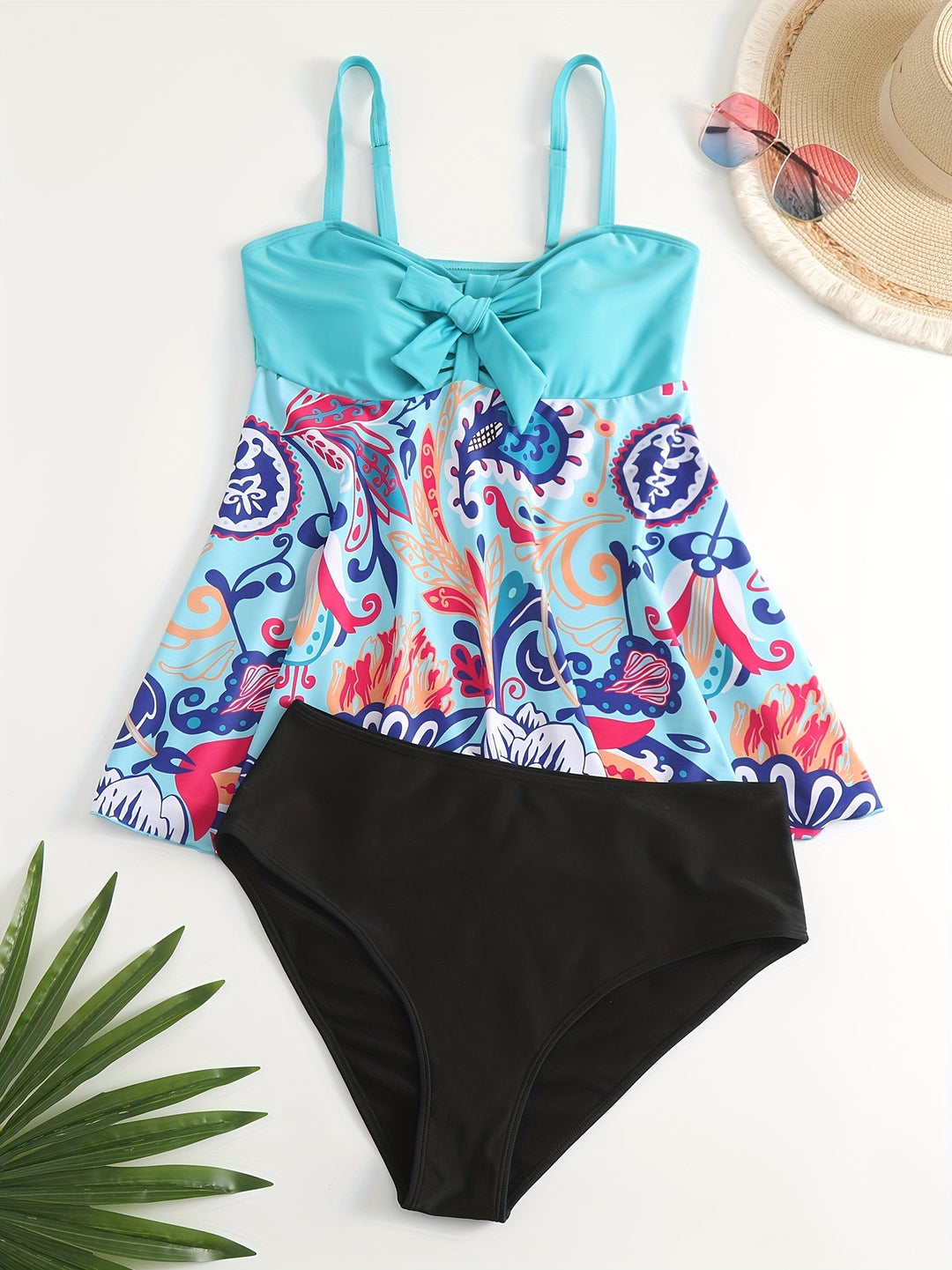 Women's Tankini Set with playful print and stylish details Mune Fashion