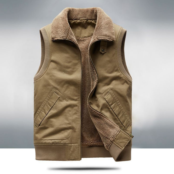 Men's fleece-lined outdoor vest Mune Fashion