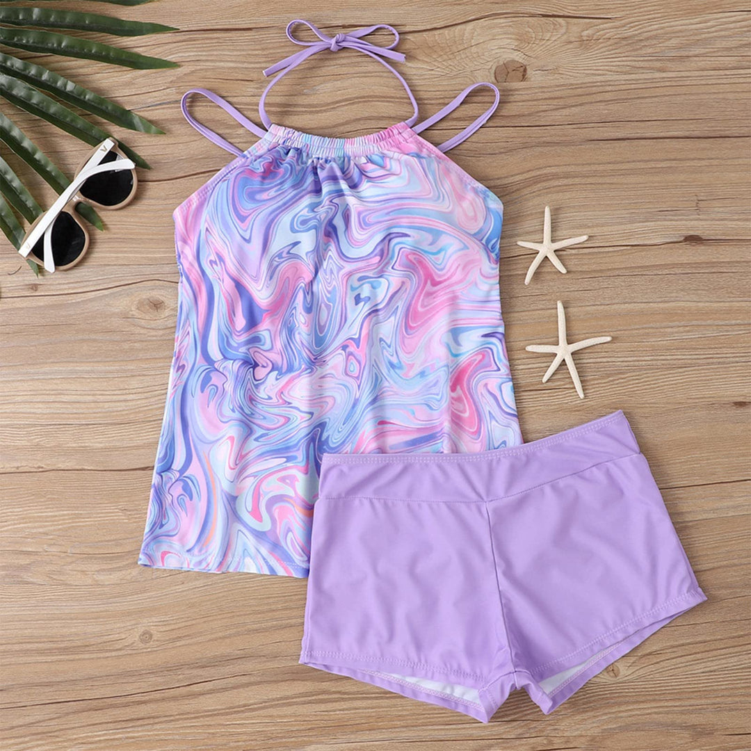 Damen Tankini-Set mit floralem Design und bequemem Hosen Echo Archiv