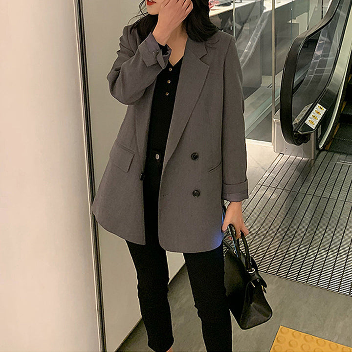 Women Elegant, tailored patterned blazer Mune Fashion