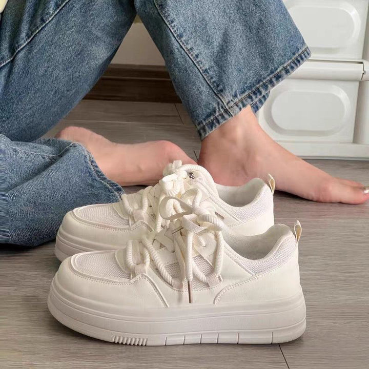 Women Chunky Sneakers with breathable textile surface and stable sole Mune Fashion