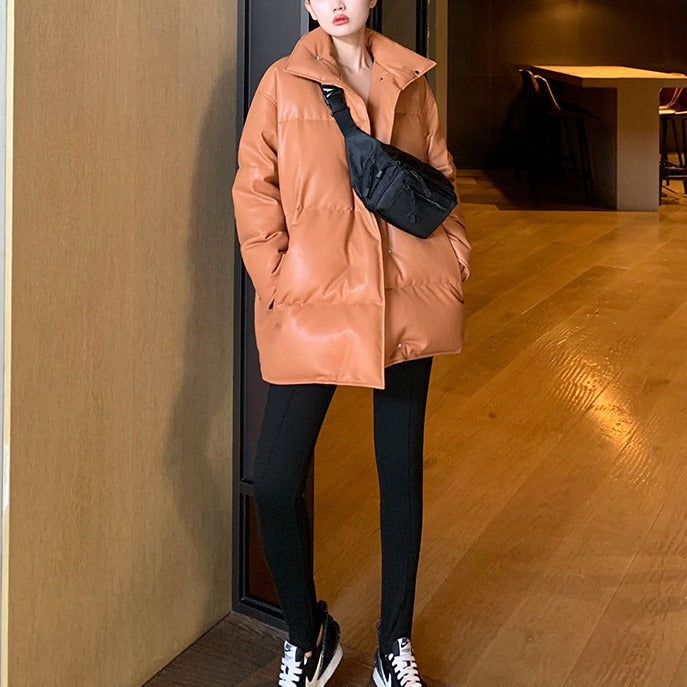 Ladies Fashion Oversized Down Jacket Mune Fashion