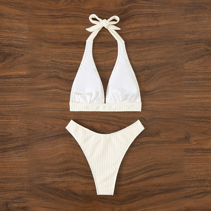 Women's Triangle Bikini with Elegant Ring Design Mune Fashion