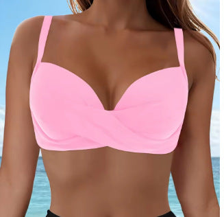 Ladies Elegant Bikini Top with Wrap Design Mune Fashion