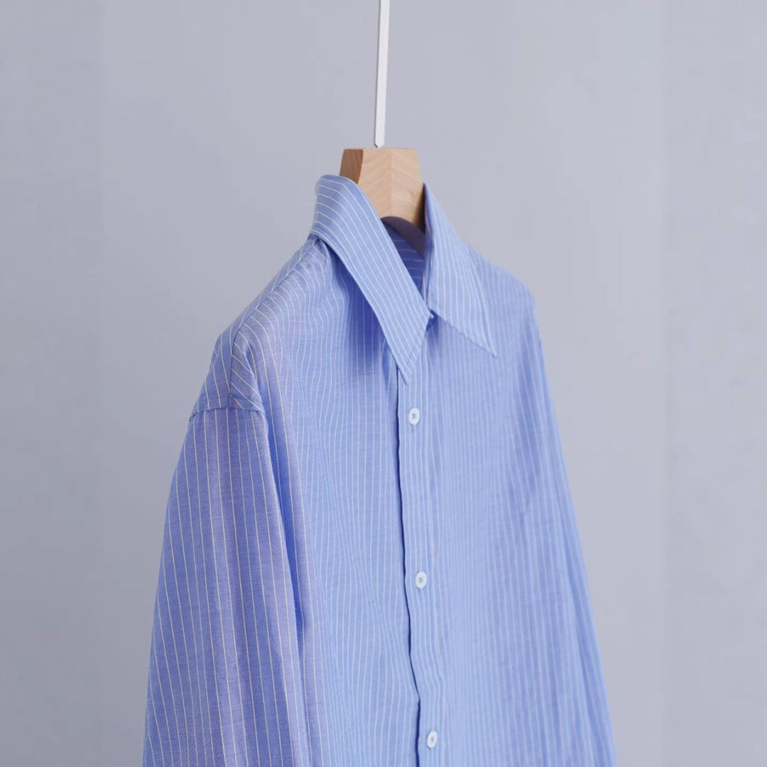Ladies Elegant and Comfortable Long Sleeve Blouse Drune