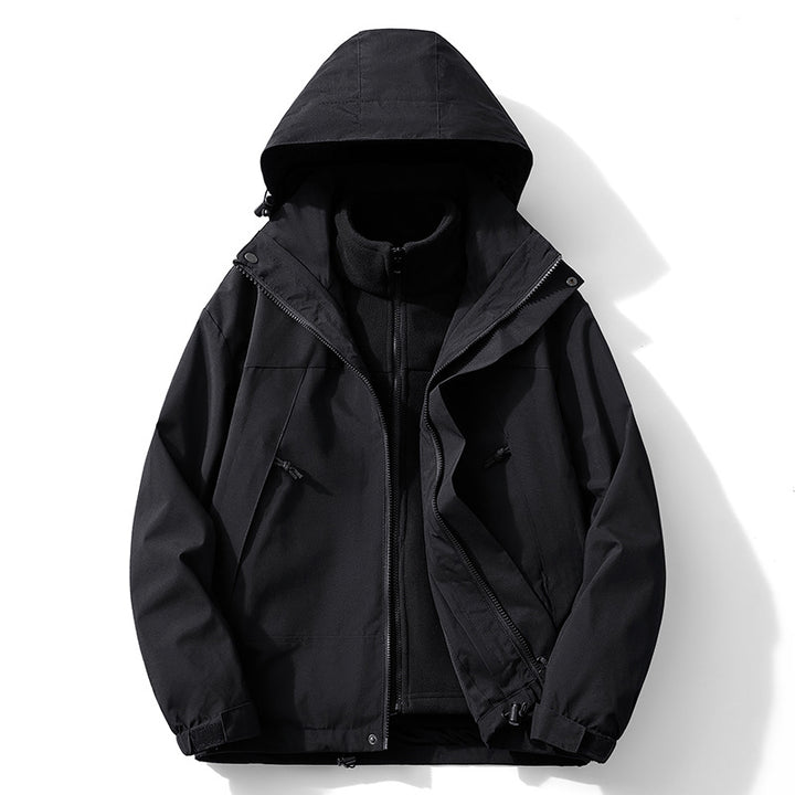 Men's Technical Windbreaker with Removable Hood Mune Fashion