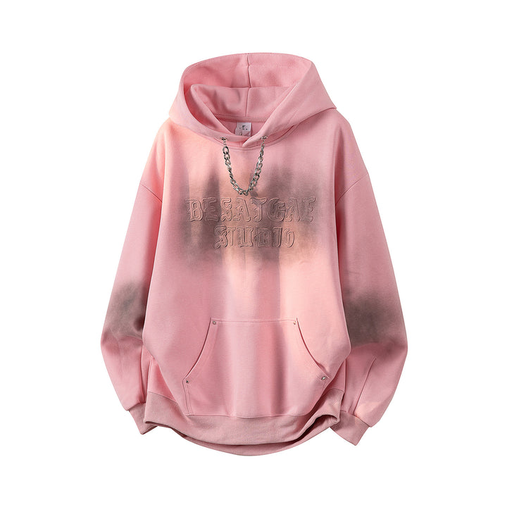 Unisex Oversize Hoodie with handwritten graphic print, kangaroo pocket & ribbed hem Mune Fashion