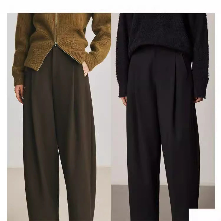 Ladies Elegant and Loose Palazzo Pants Drune