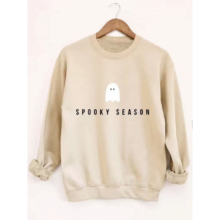 Unisex cool Halloween sweatshirt with ghost print and oversized cut Mune Fashion