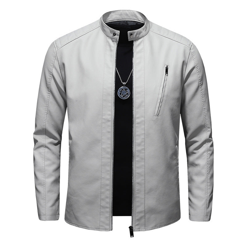 Men's Elegant and Comfortable Leather Jacket Mune Fashion