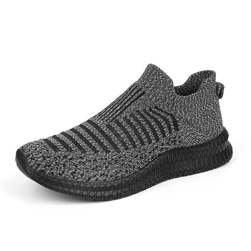 Unisex nan Slip-on knitted trainers with shape-retaining sock shaft, responsive lightweight sole and slip-resistant profile edge Mune Fashion