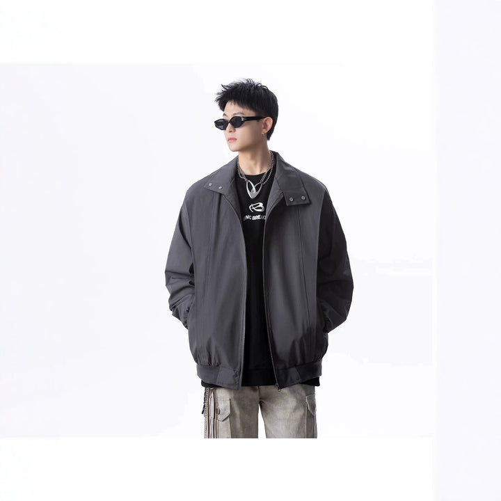 Men's Urban Utility Jacket with High Collar Mune Fashion