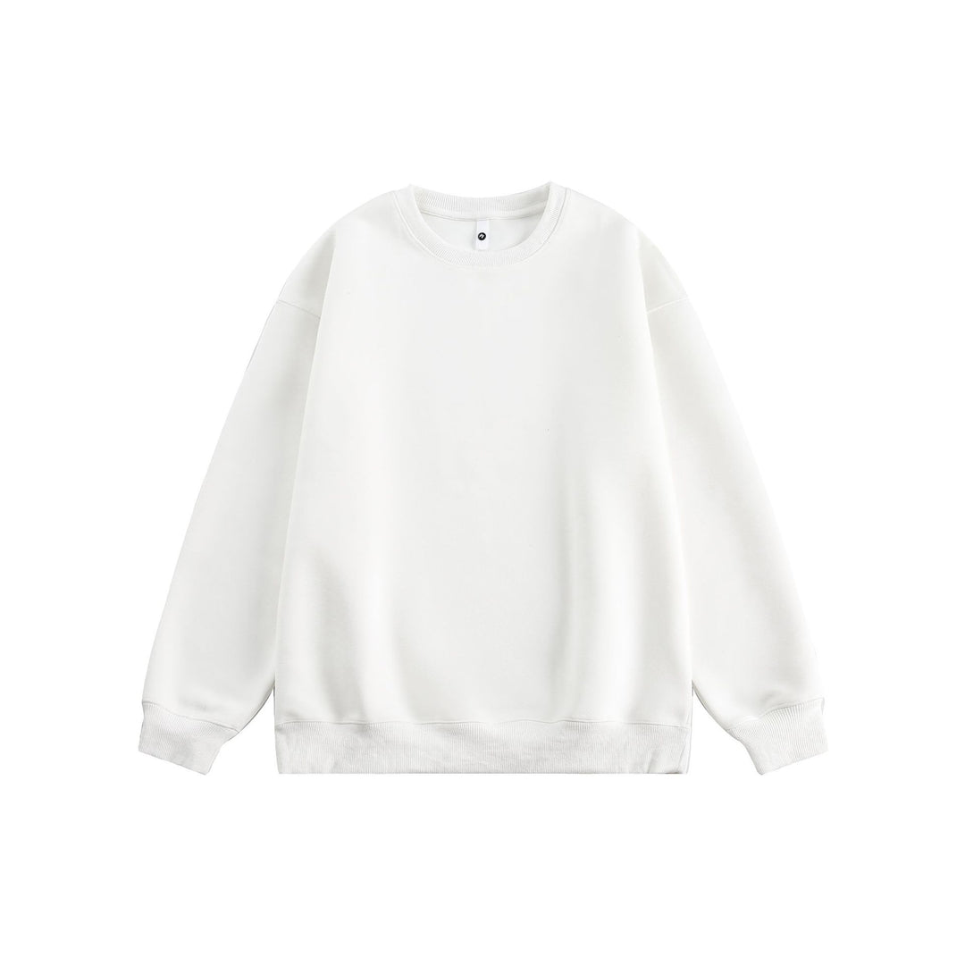 Unisex Oversize Cotton Sweatshirt with Round Neck and Wide Cuffs Mune Fashion