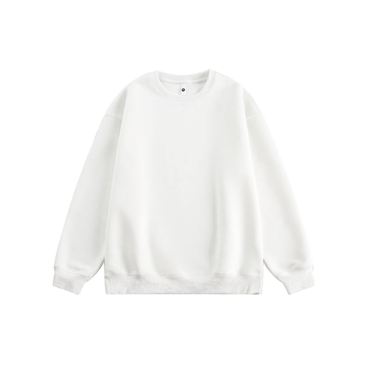 Unisex Oversize Cotton Sweatshirt with Round Neck and Wide Cuffs Mune Fashion
