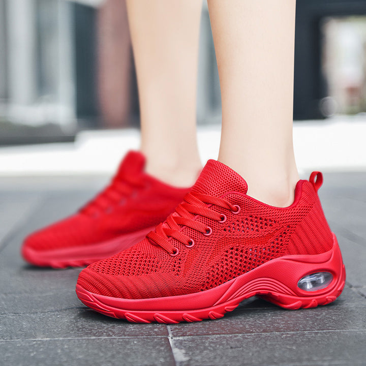 Unisex cushioning everyday sneaker with visible heel air cushion and knitted comfort upper Mune Fashion