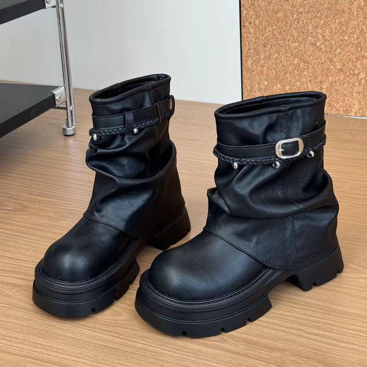 Women’s Fashionable and Comfortable Ankle Boots Mune Fashion