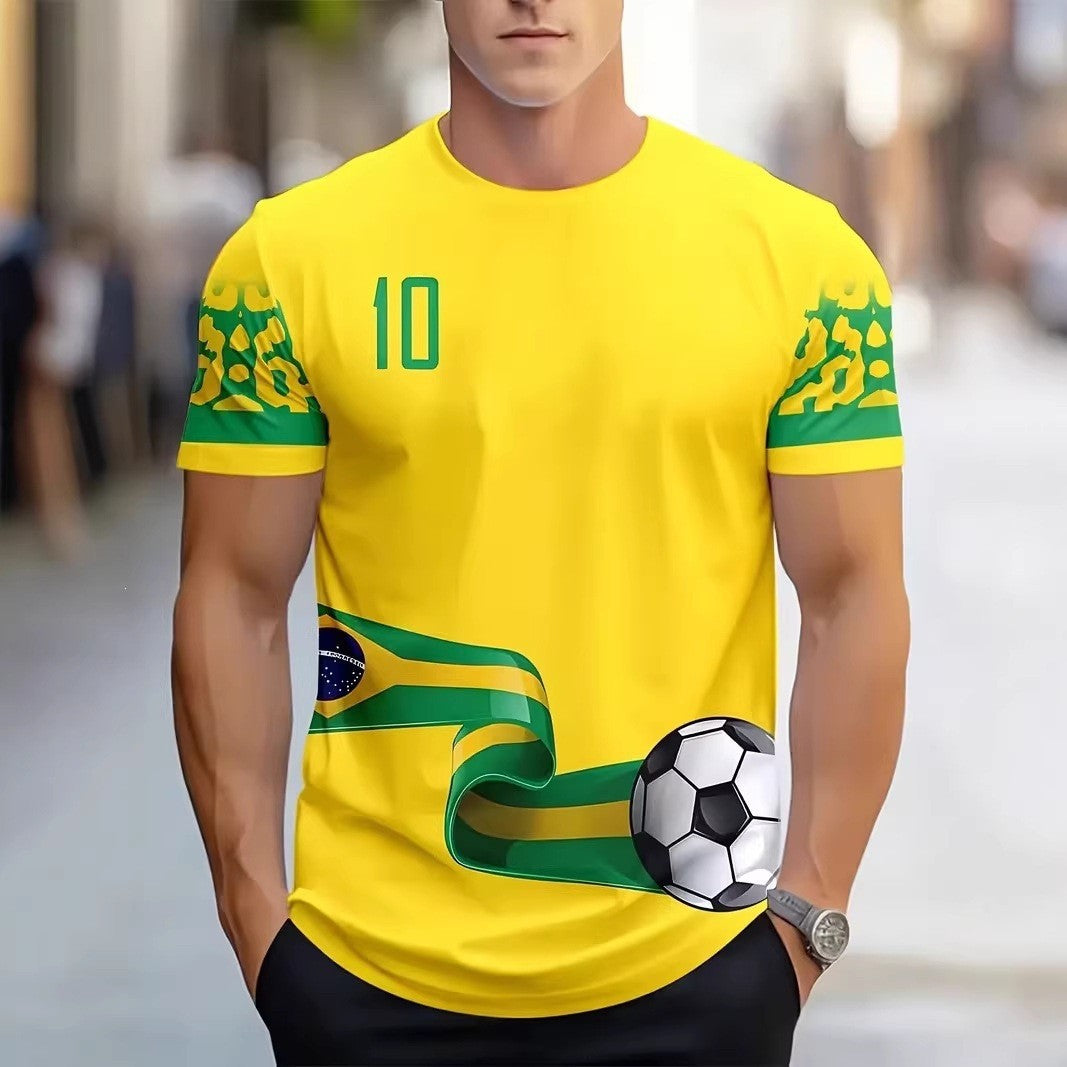 Unisex nan sports Fan jersey in retro cut with contrasting stripes and distinctive chest print Mune Fashion