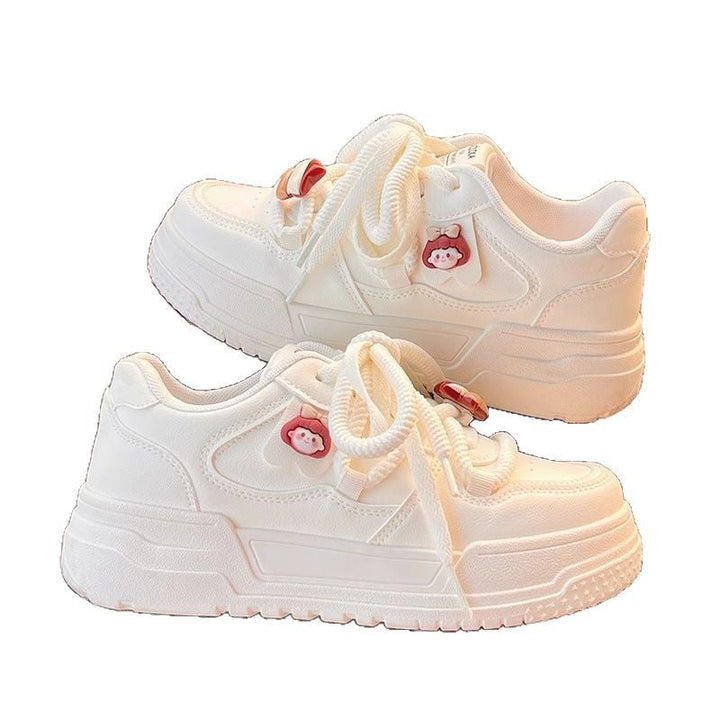 Women's Sporty Sneakers with Playful Applications Mune Fashion