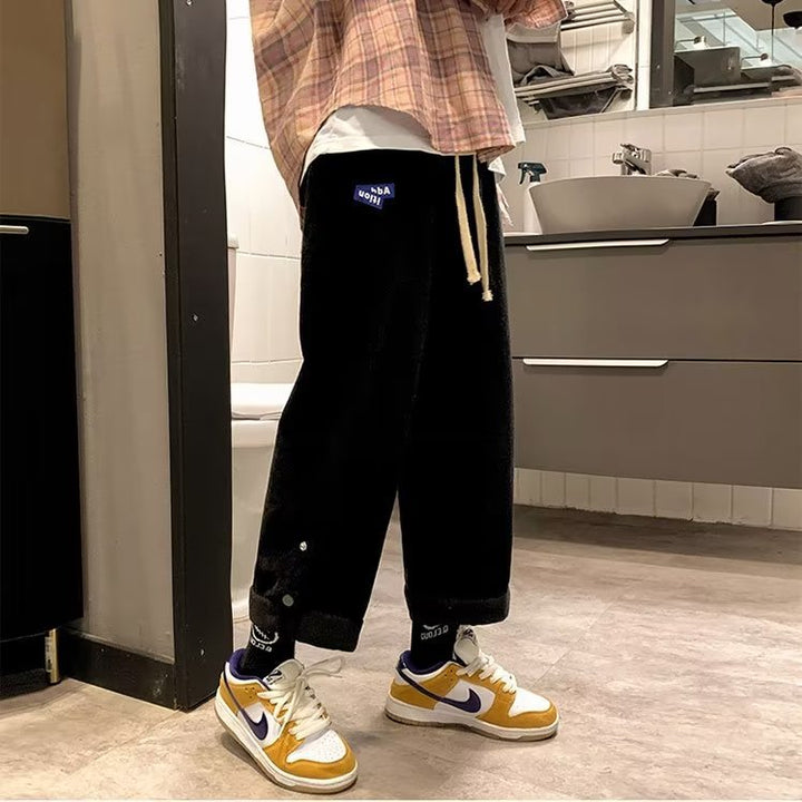 Men's Fashionable Corduroy Pants with Casual Fit Mune Fashion