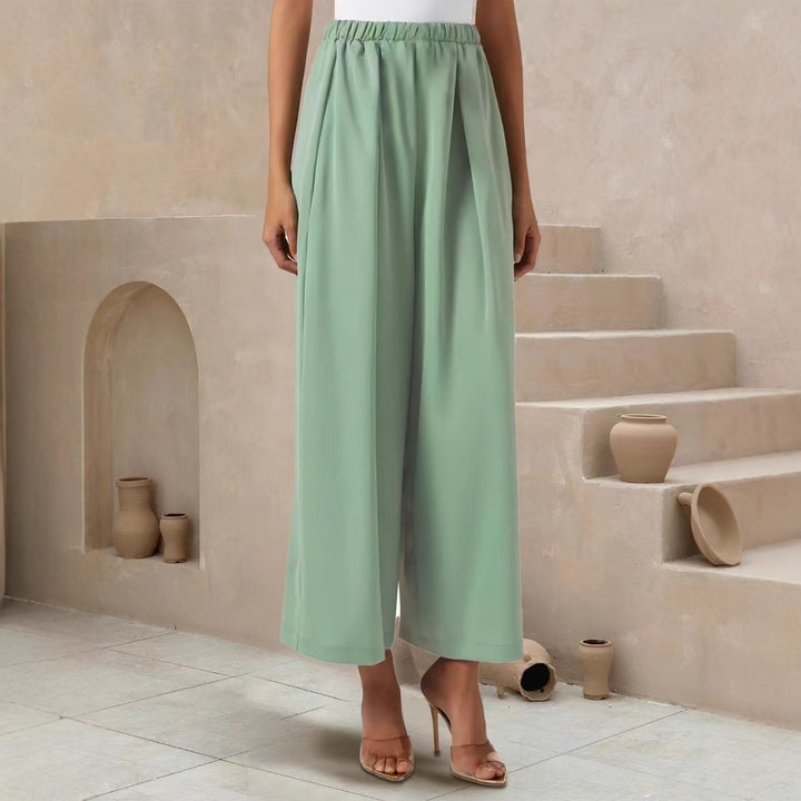 Women Flowing Maxi Kaftan Coat with Open Front and Minimalist Stand Collar Drune