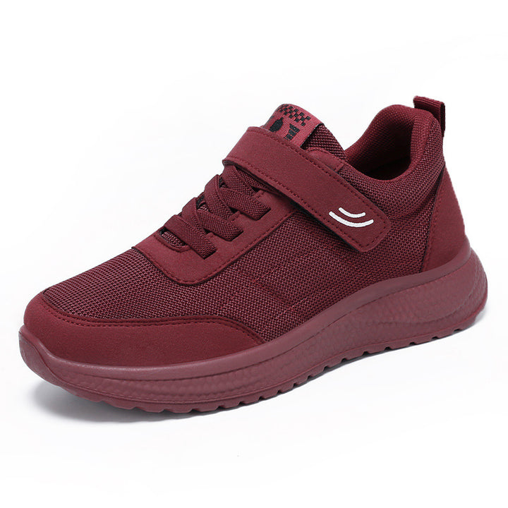 Men's casual sporty sneakers with Velcro closure, breathable mesh upper, and shock-absorbing honeycomb EVA sole Mune Fashion