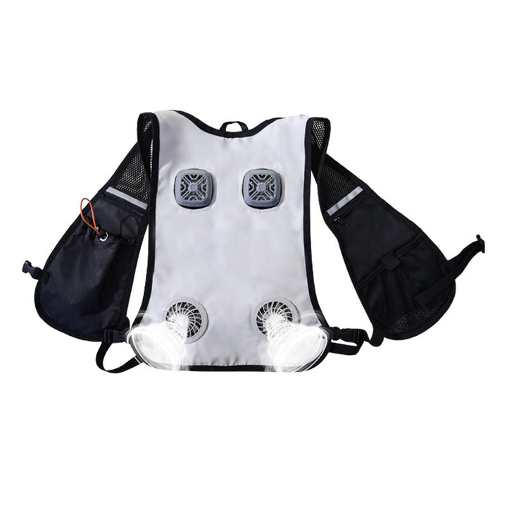 Unisex nan ultra-light ventilation vest with multi-vent system, mesh straps and battery compartment Mune Fashion