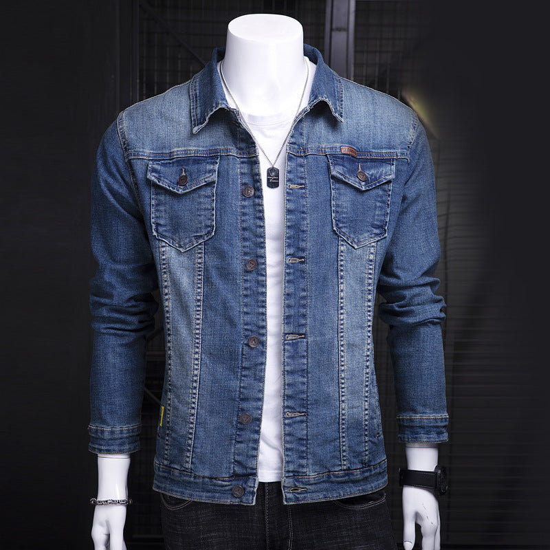 Men's Fashion Jeans Jacket with Chest Pockets Mune Fashion