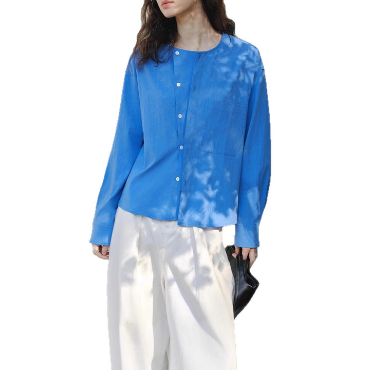 Women's Comfortable and Casual Blouse with Button Detail Mune Fashion