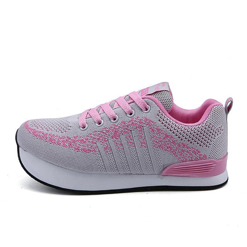Unisex nan urban runner with wedge-shaped memory foam sole and seamless knitted upper Mune Fashion