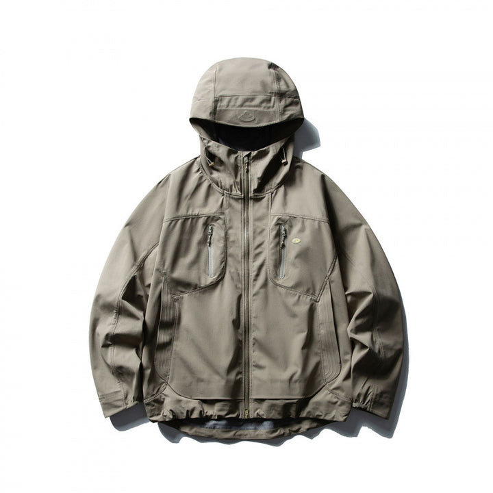 Unisex Lightweight Softshell Outdoor Jacket with Adjustable Hood, Water-Repellent Membrane, and Ergonomic Breast Pockets Mune Fashion