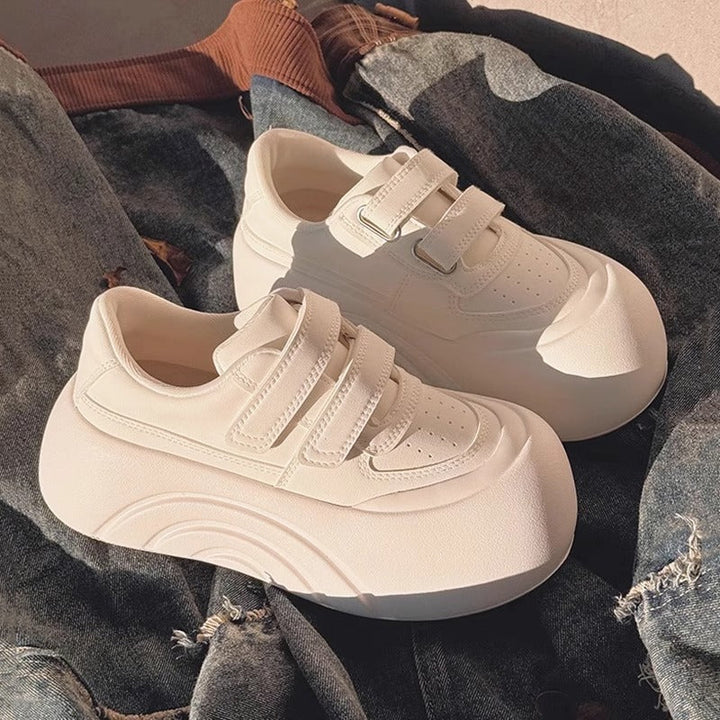 Women's Comfortable Sneakers with Adjustable Velcro Closure and Padded Sole Mune Fashion