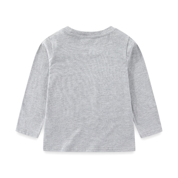 Boys long sleeve shirt with colorful construction vehicle design Mune Fashion