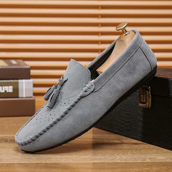 Men's Comfortable Moccasins made of Suede