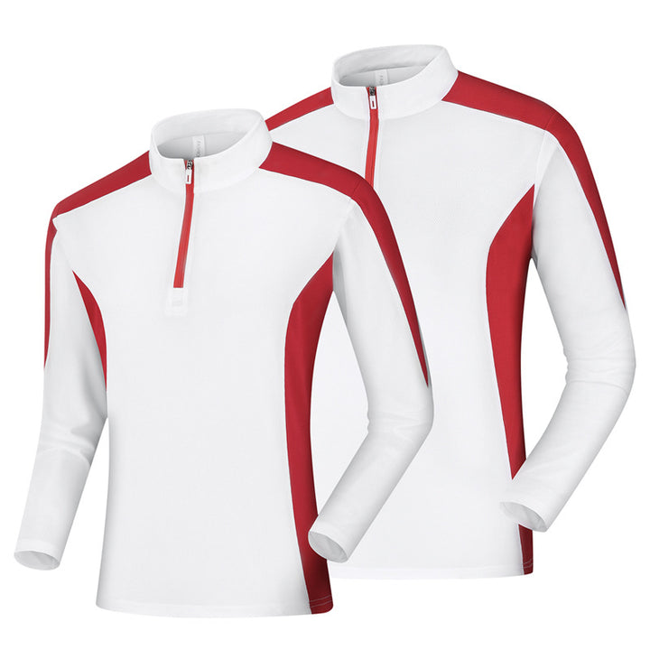 Women's Sports Long Sleeve with Half Zip and Breathable Inserts Mune Fashion