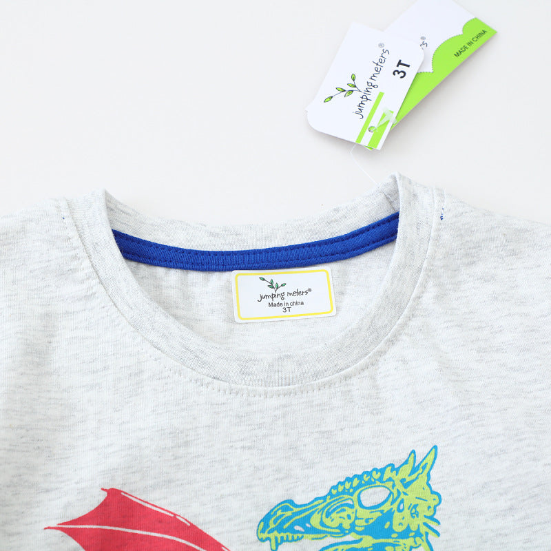 Boys T-shirt with creative dragon design Mune Fashion