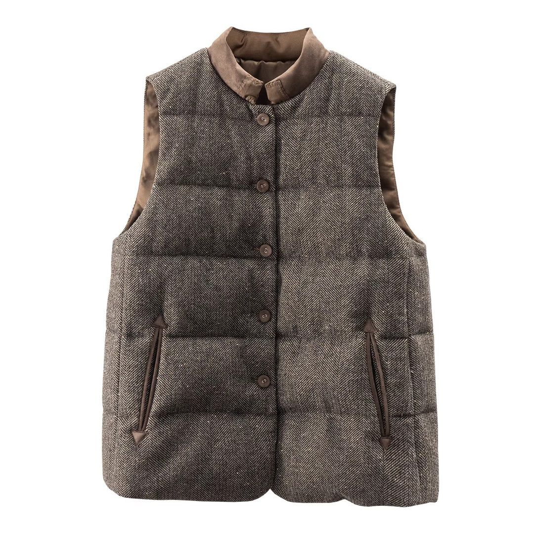 Women Fashionable Padded Vest Mune Fashion