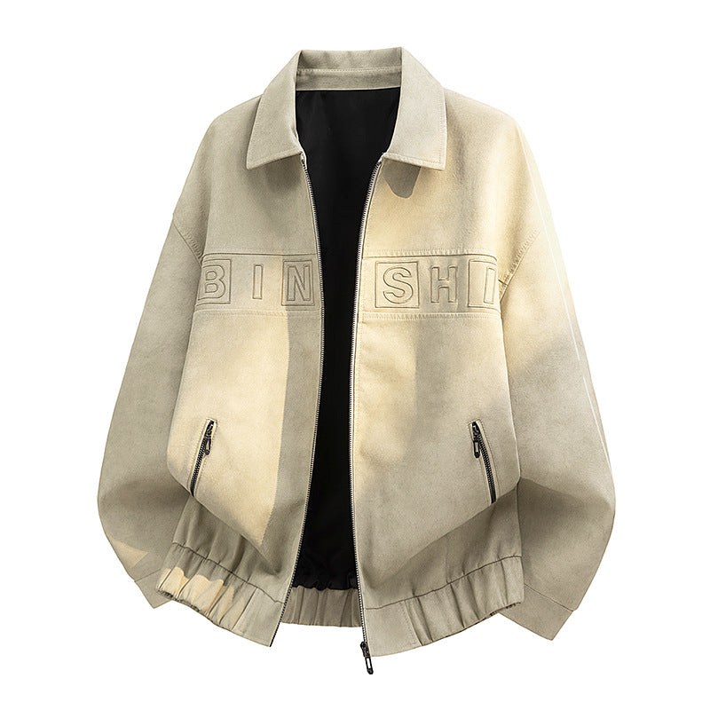 Men's Casual Leather Jacket Mune Fashion
