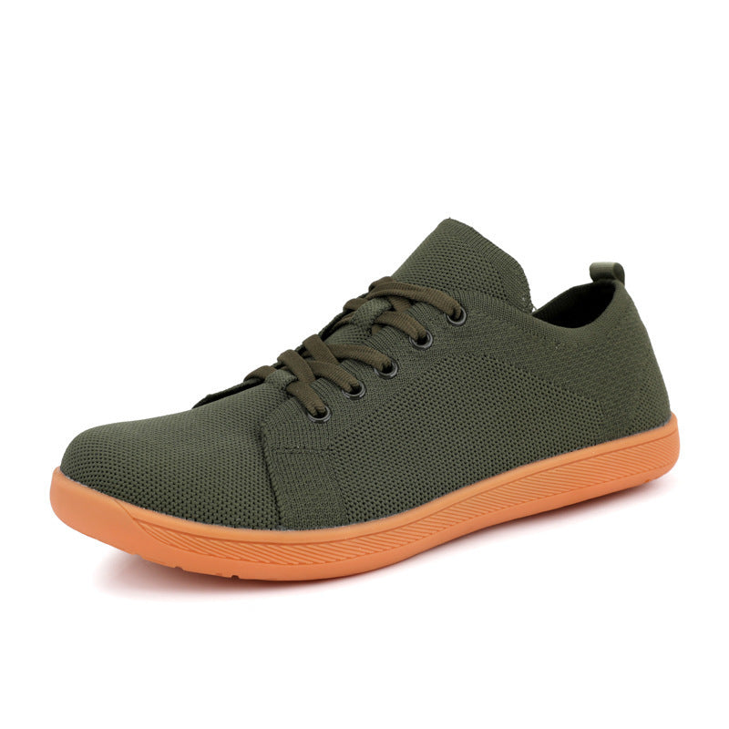 Men's seamless knit casual sneaker with ergonomic flex sole Mune Fashion