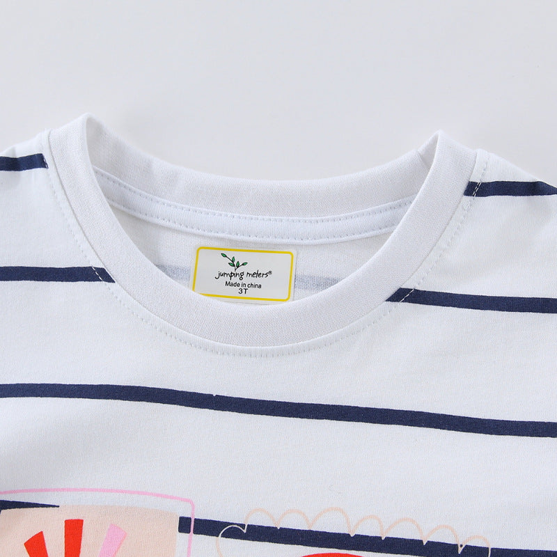 Children's T-Shirt with colorful rainbow and cheerful sun design Mune Fashion
