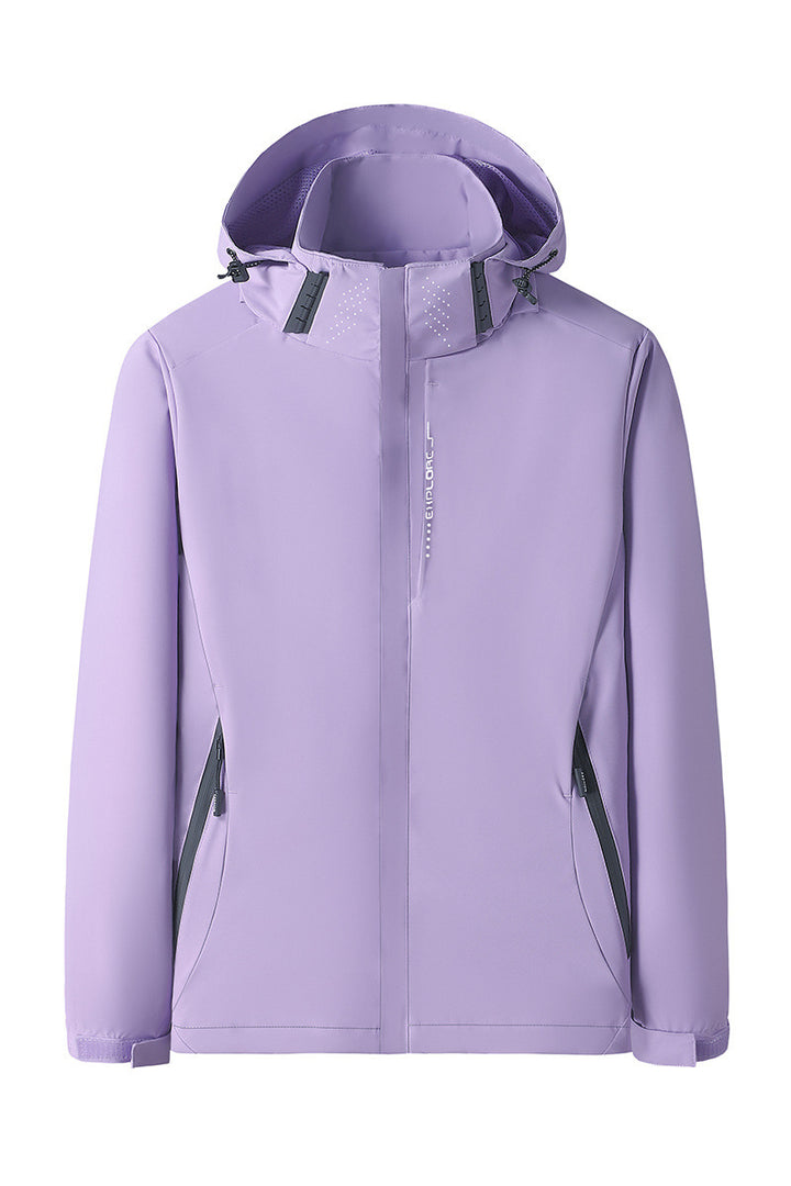 Women's Softshell Outdoor Jacket with removable hood, windproof membrane and breathable mesh lining Mune Fashion