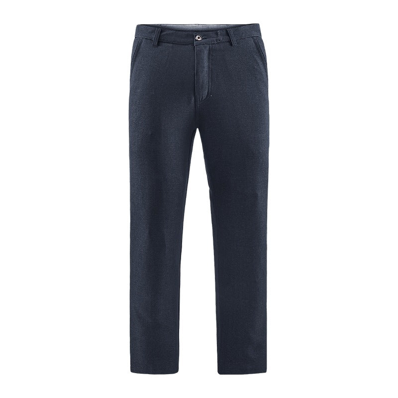 Men's tailored chinos with straight leg, belt loops & welt seam Mune Fashion