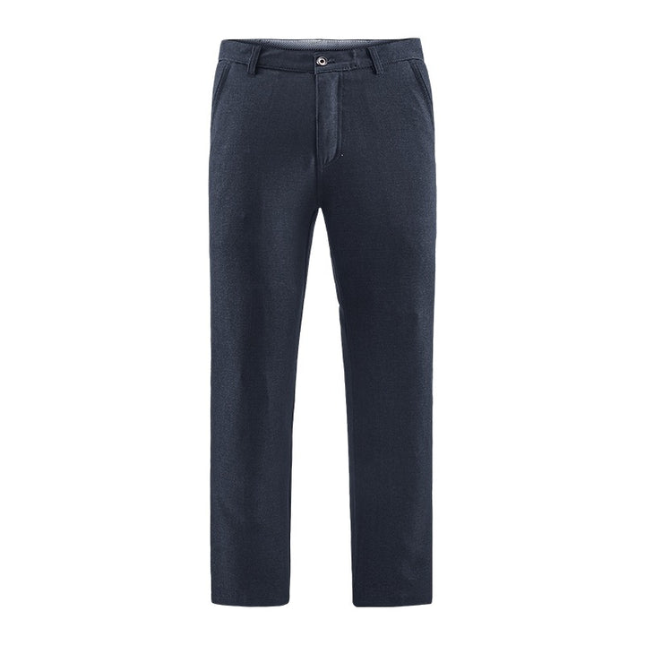 Men's tailored chinos with straight leg, belt loops & welt seam Mune Fashion