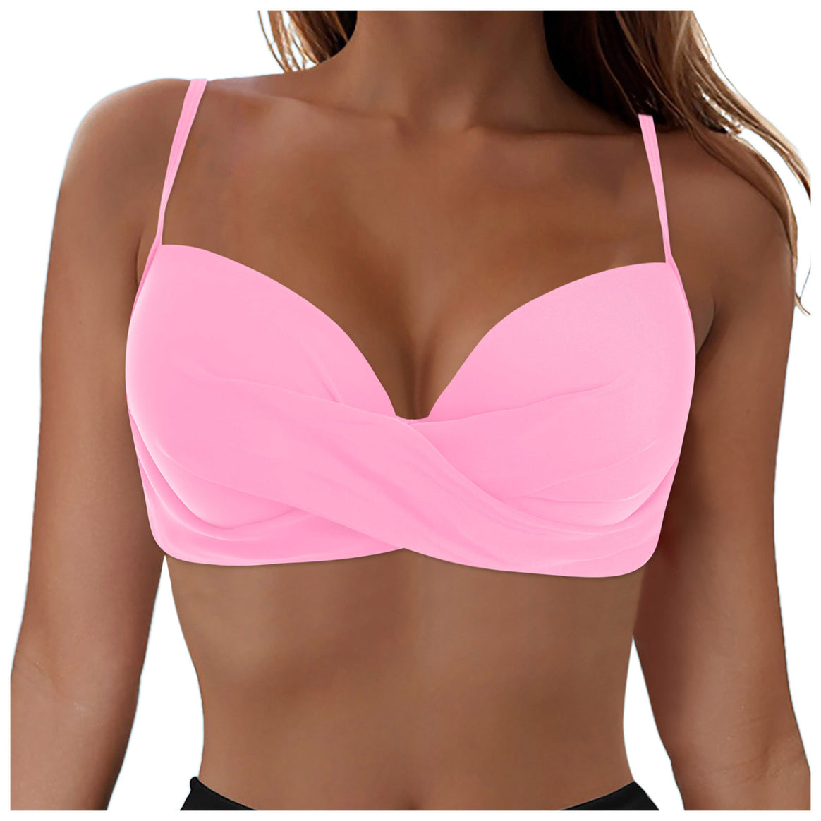 Ladies Elegant Bikini Top with Wrap Design Mune Fashion