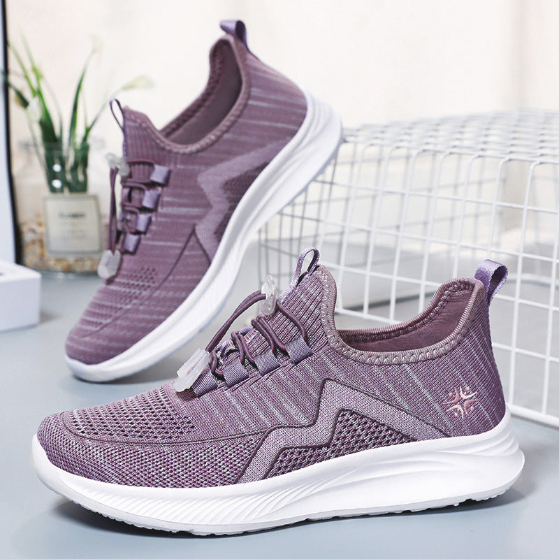 Women's Sporty Lightweight Sneakers with Elastic Lacing System Mune Fashion